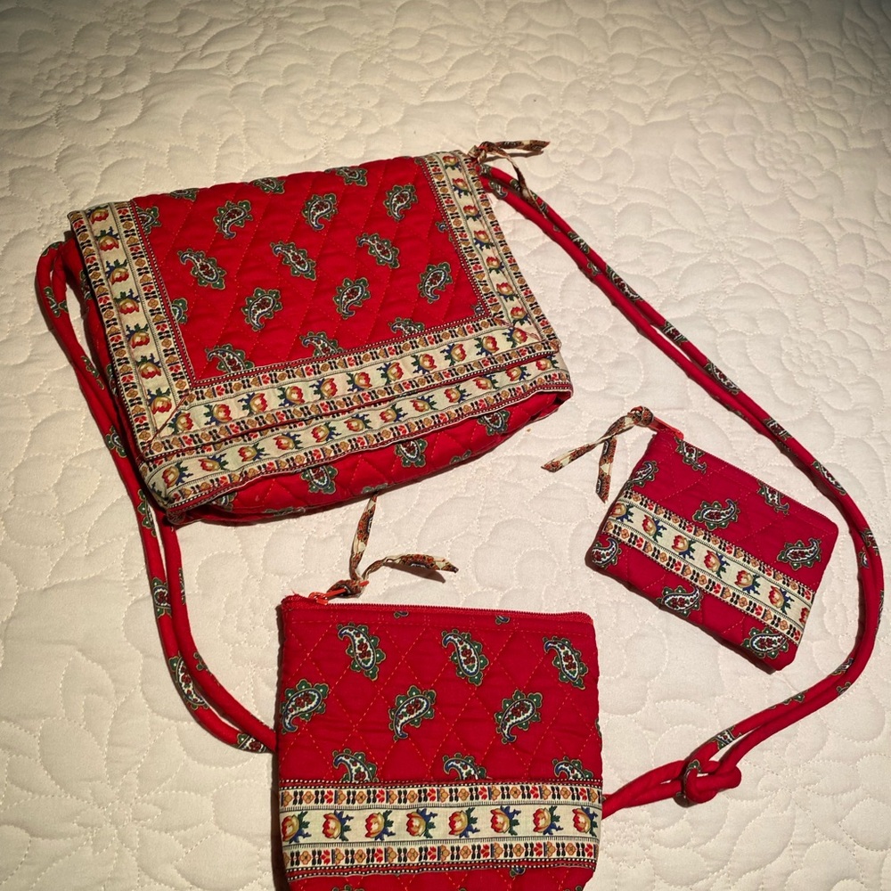 Sets of 3 Vera Bradley.